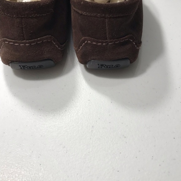 Polo by Ralph Lauren Dark Brown Suede Loafers SB-01